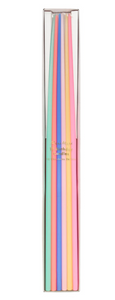 Mixed Tall Tapered Candles - Pack of 12