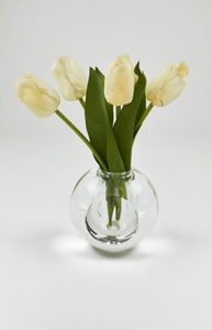 Crystal Round Bubble Vase Large