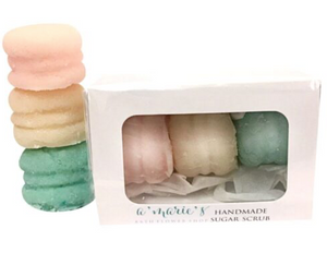 Sweet Delights Box of 3 Sugar Scrub Macaron