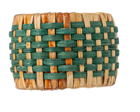 Woven Green Napkin Ring