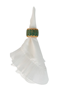 Woven Green Napkin Ring