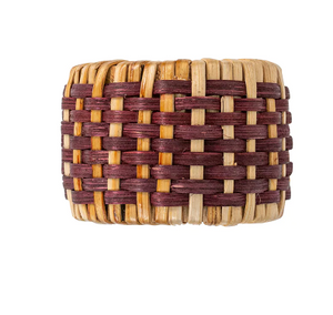 Woven Cranberry Napkin Ring