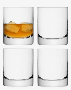 Bar DOF Tumbler 8 oz Clear - Set of 4