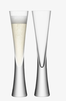 Moya Champagne Flute - Clear - Set of 2