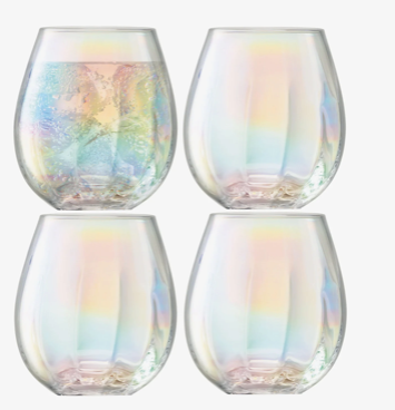 Pearl Tumbler 14 oz Mother of Pearl - Set of 4