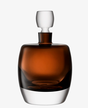 Whisky Club Decanter - 36 oz Peat Brown