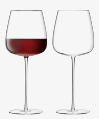 Wine Culture Red Wine Goblet 24 oz Clear  - Set of 2