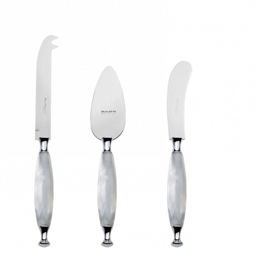 Country Cheese Knives Set - White