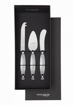 Load image into Gallery viewer, Country Cheese Knives Set - White