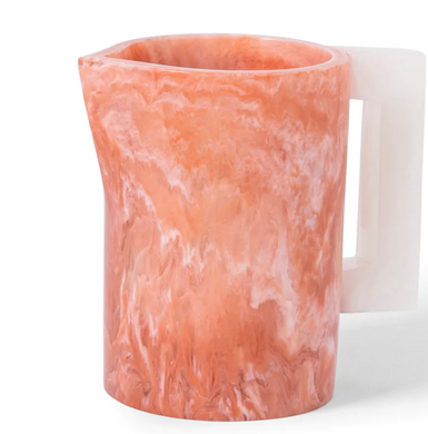 Pearl's Pitcher Coral/White - Small