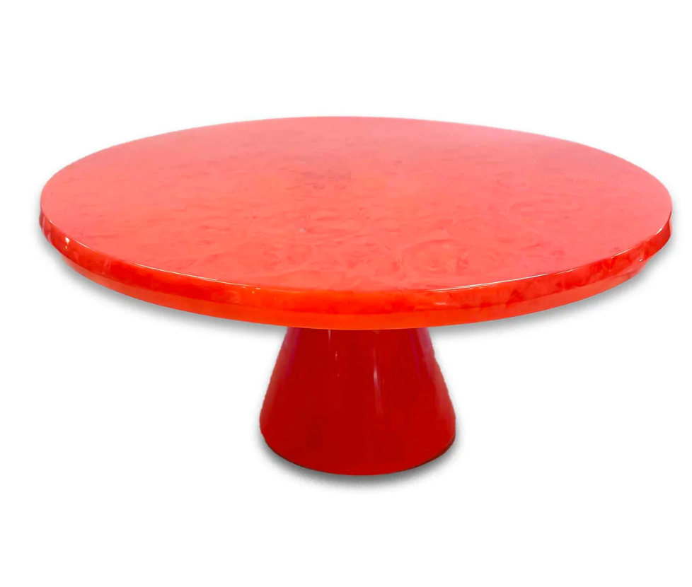 Large Cake Stand- Pink/Red