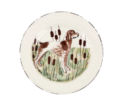 Wildlife Salad Plate - Spaniel