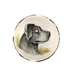 Wildlife Condiment Bowl - Black Hunting Dog