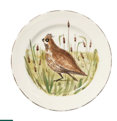 Wildlife Dinner Plate - Quail