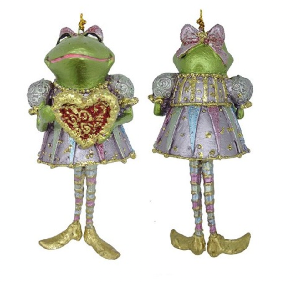 Frog Orn w/Heart Etheral