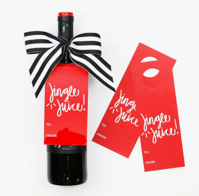 Jingle Juice Wine Tags - A Wine and Spirits Gift Kit