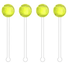Tennis Ball Acrylic Stir Sticks