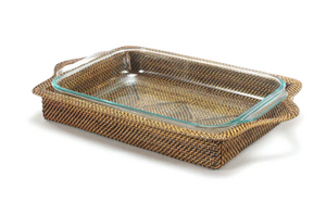 Rect Tray Holder includes Pyrex 3 QT baker
