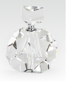 Crystal Perfume Bottle Diamond Cut