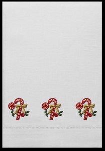 Candy Cane Guest Towels