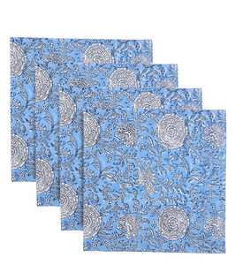 Blue Bell Dinner Napkins-Set of 4