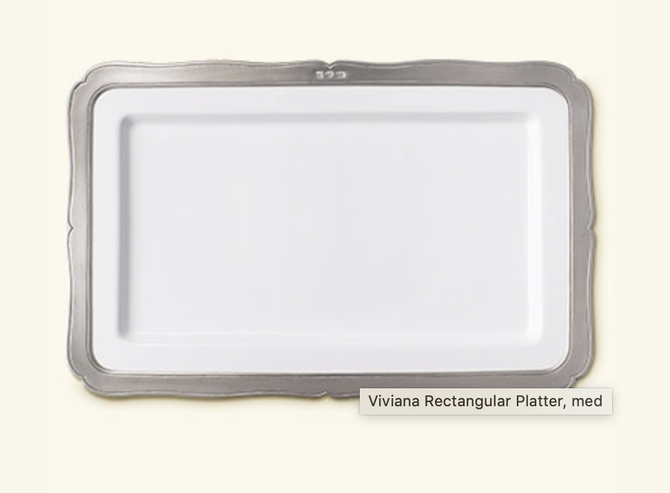 Viviana Rectangular Platter, Medium