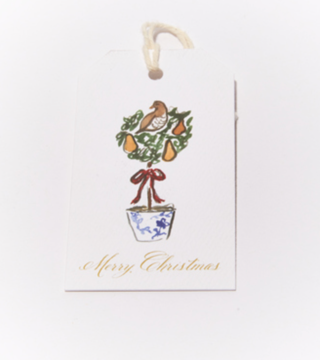 Partridge and Pear Gift Tag Set