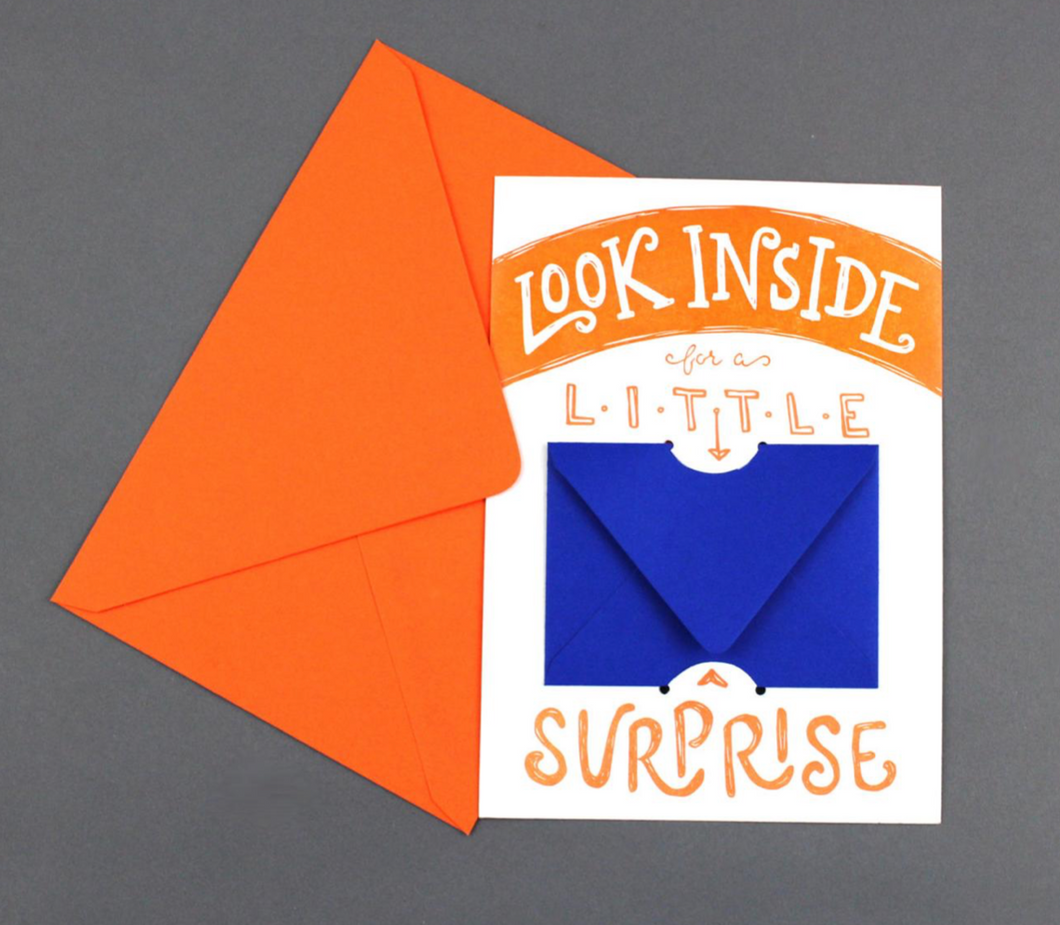 Look Inside Surprise Gift Card