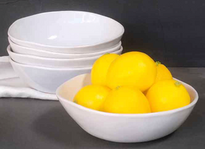 6" Round Bowl Urban Dinnerware in Gloss White