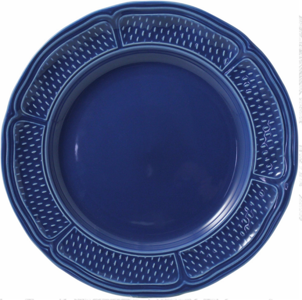 PONT AUX  CHOUX Blue Dessert Plate