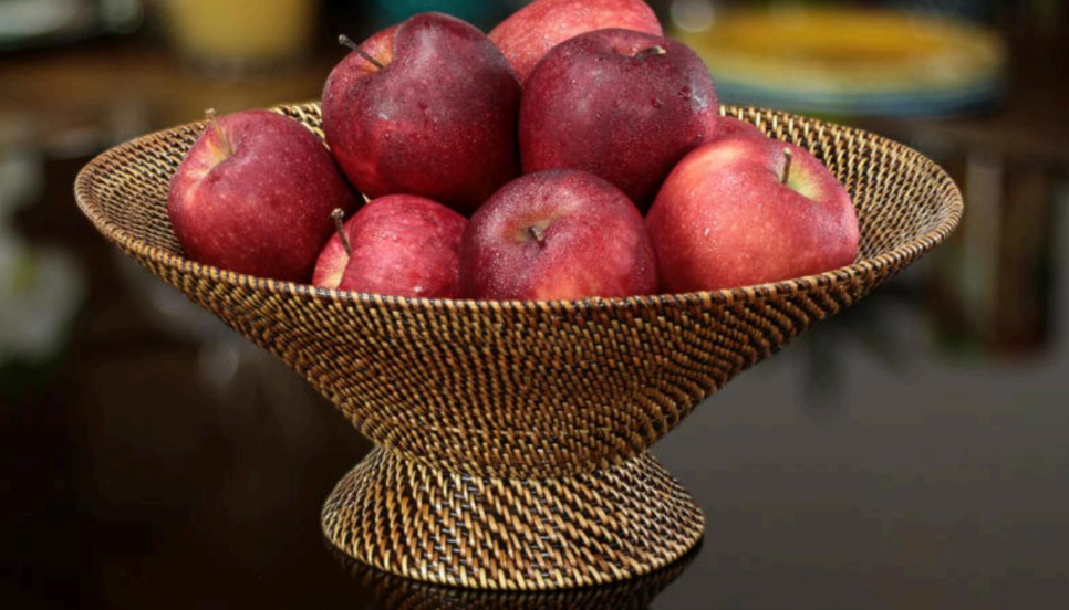 Round Footed Fruit Basket