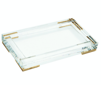 Lucite Bath and Body Tray