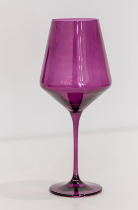 Colored Wine Stemware