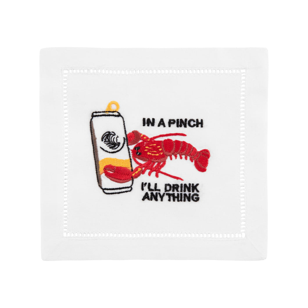 Lobster Cocktail Napkins - Set of 4