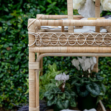 Load image into Gallery viewer, Provence Rattan Bar Cart - Whitewash