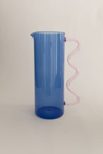 Load image into Gallery viewer, Wave Pitcher, Blue/Pink
