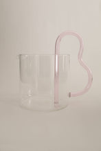 Load image into Gallery viewer, Bean Pitcher, Clear/Pink