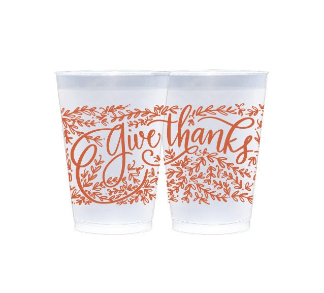 Give Thanks - Frost Flex Cups