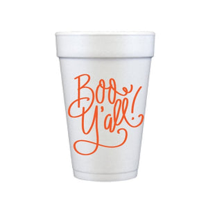 Boo Y'all - Foam Cups