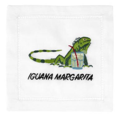 Iguana Margarita Cocktail Napkins - Set of 4