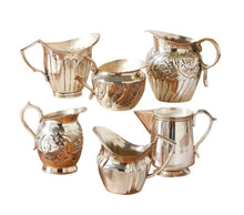 Load image into Gallery viewer, Essex Silver-Plated Brass Creamers