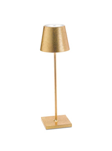 Rechargeable Table Lamp - Gold Leaf