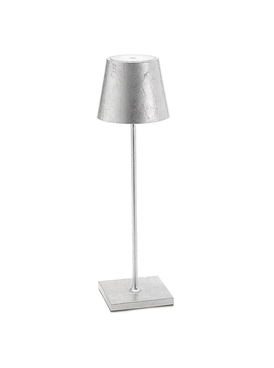 Rechargeable Table Lamp - Silver Leaf