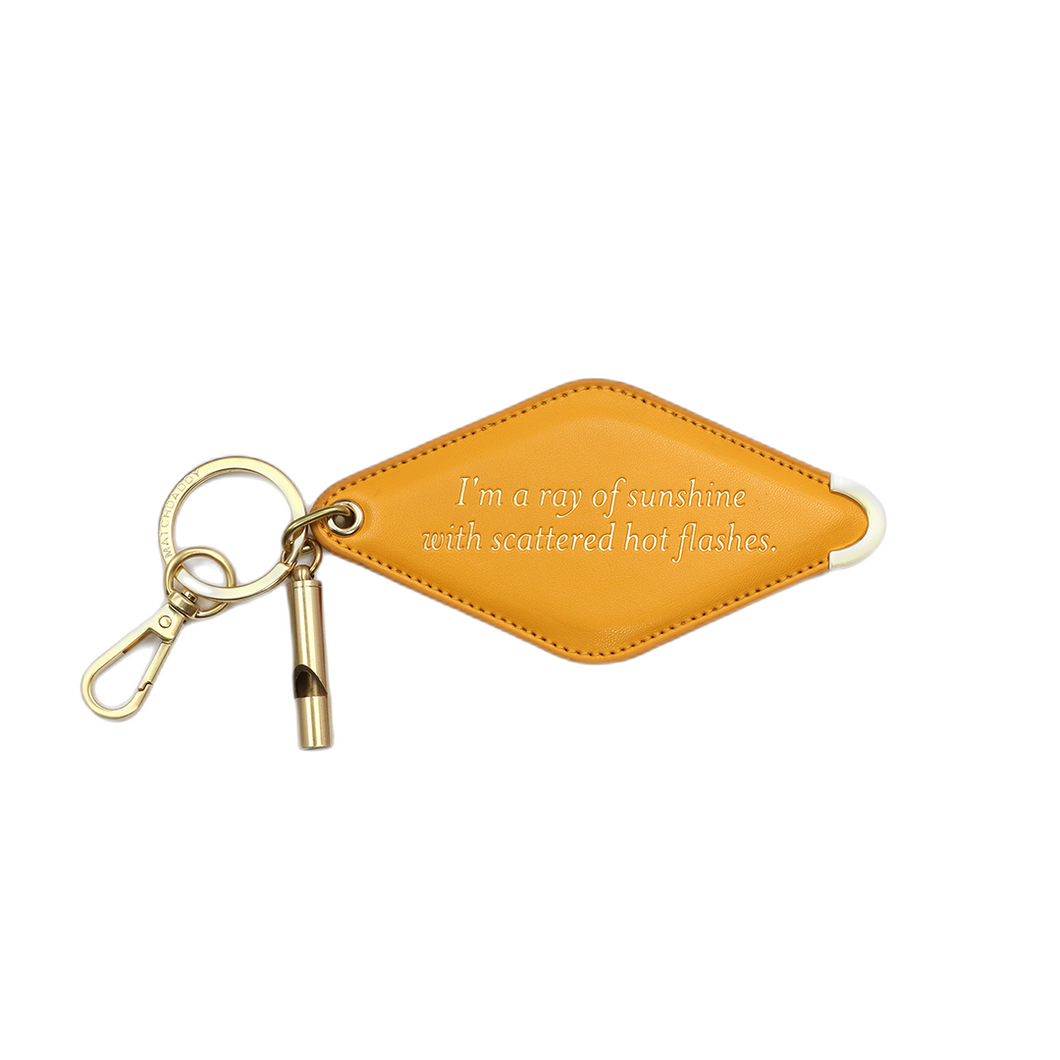 Key Fob - I'm A Ray Of Sunshine With Scattered Hot Flashes.