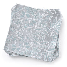 Load image into Gallery viewer, PAPER NAPKIN POESIE D'HIVER BLUE