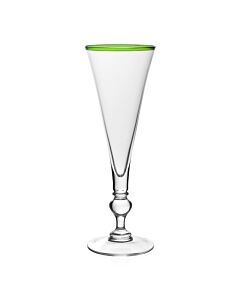 Siena Glassware Green Rim