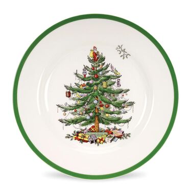 Christmas Tree Dinner Plates, Set of 4