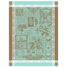Load image into Gallery viewer, TEA TOWEL HERBIER BLUE